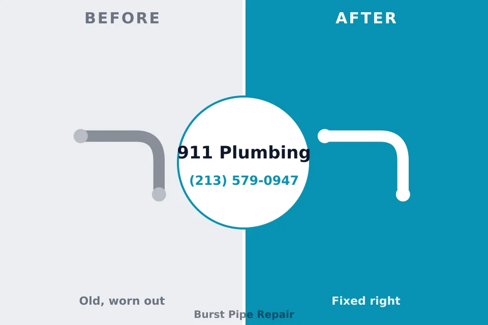 Before and after: plumbing company Delavan, IL